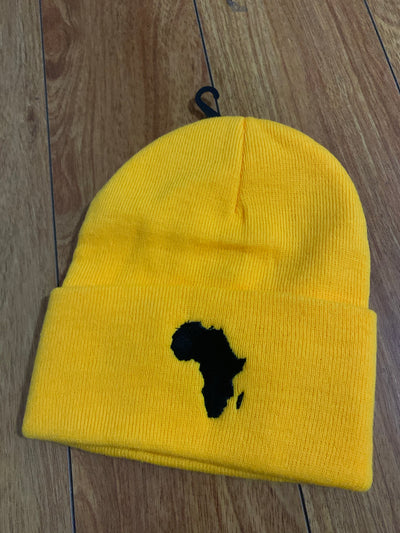 Africa Map Insulated Knit Toque