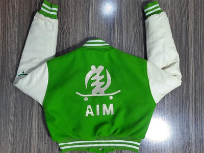 *Pre Order* Adinkra Women’s Cropped Varsity Jacket - AIM SB