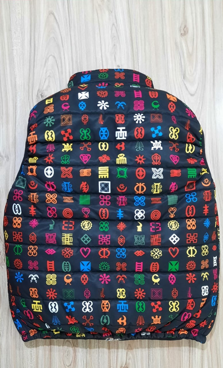 Adinkra Vest Multi Colour (Unisex)