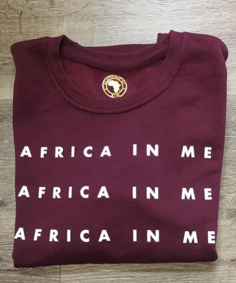 Africa In Me “Text” Hoodie