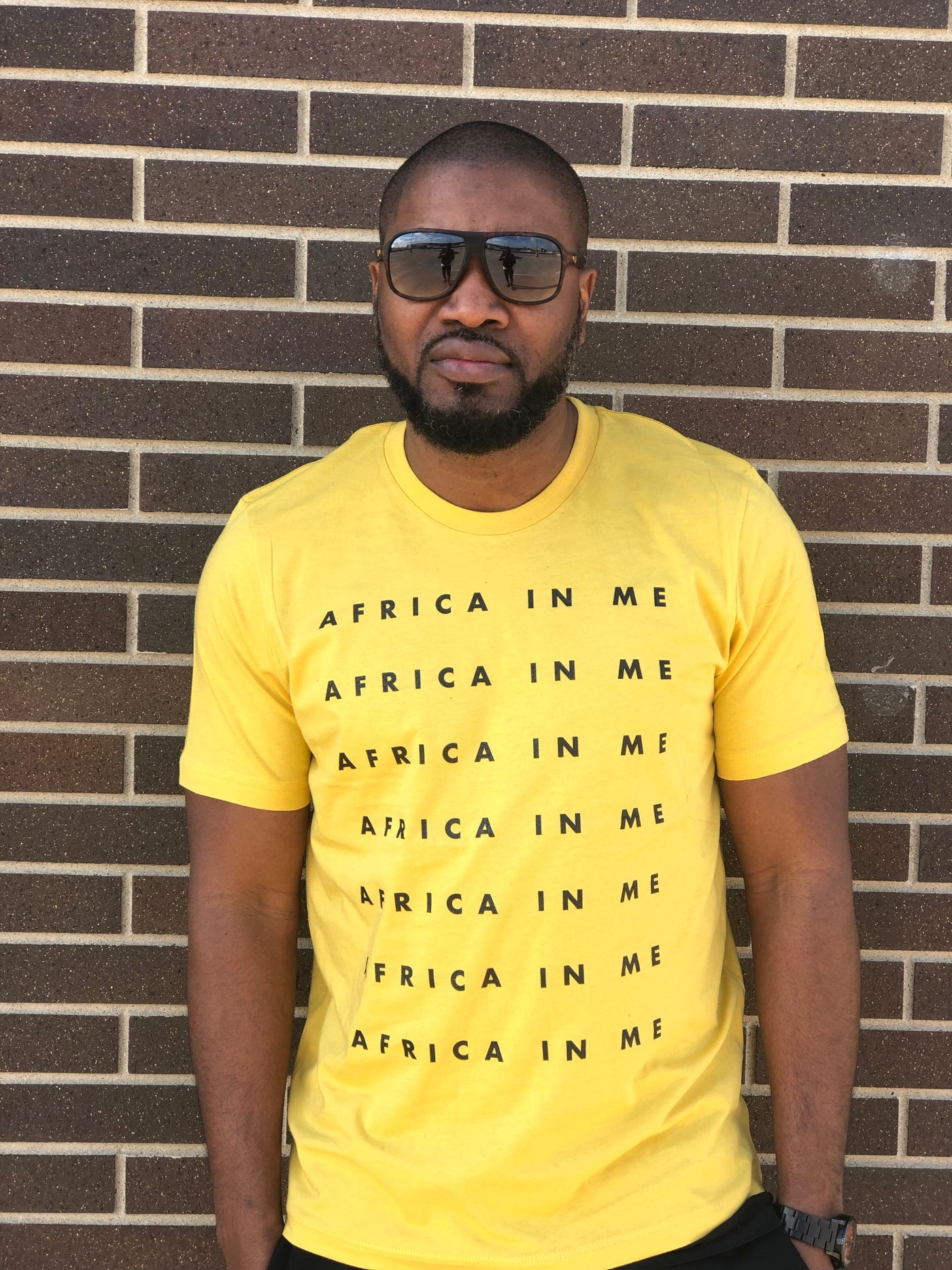 Africa In Me “Text” T-Shirt Unisex