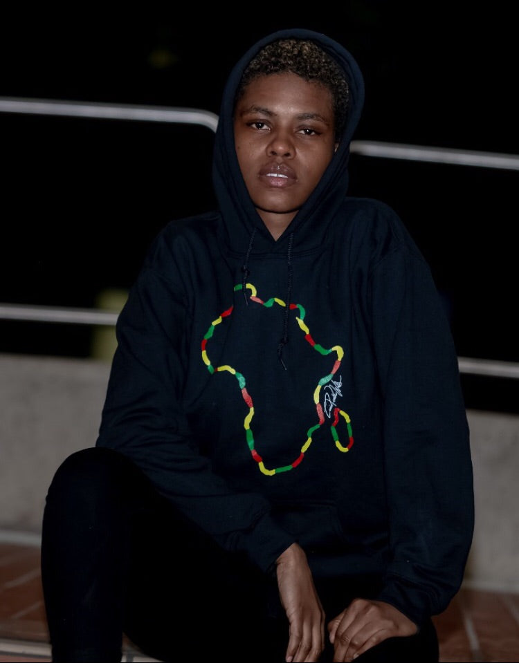 Africa Red Yellow Green Hoodie  (Unisex) - Poetic Truth
